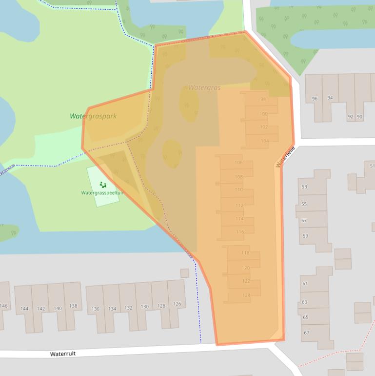 Kaart van postcodegebied 2804PZ.