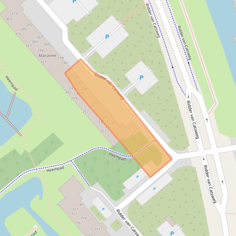 Kaart van postcodegebied 2804RC.