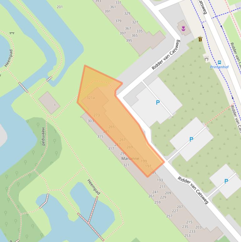 Kaart van postcodegebied 2804RE.