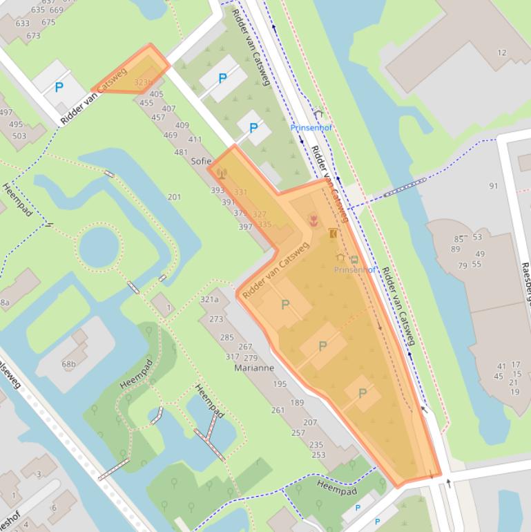 Kaart van postcodegebied 2804RH.