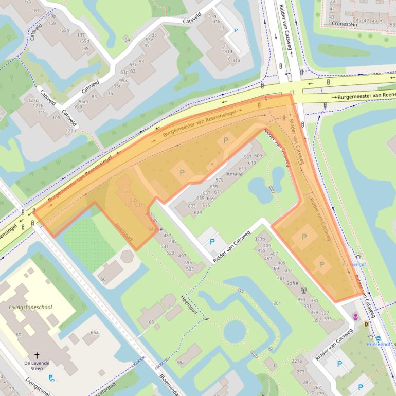 Kaart van postcodegebied 2804RN.