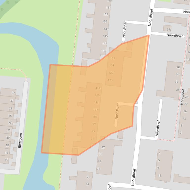 Kaart van postcodegebied 2804SE.