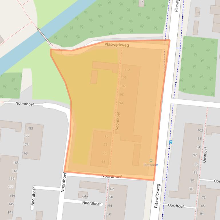 Kaart van postcodegebied 2804SK.