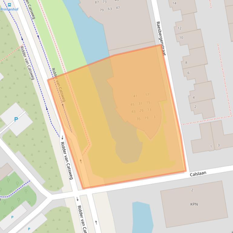 Kaart van postcodegebied 2804TH.