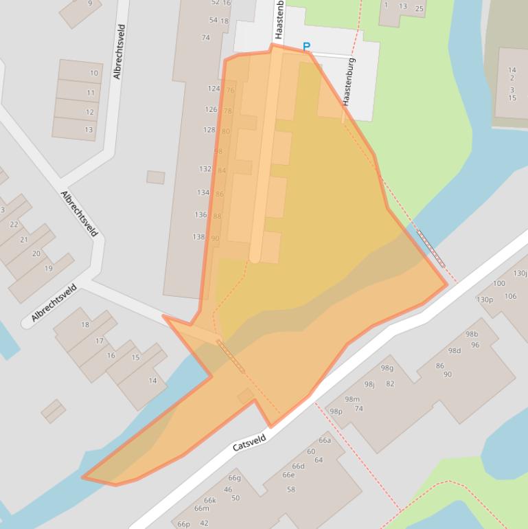 Kaart van postcodegebied 2804VD.