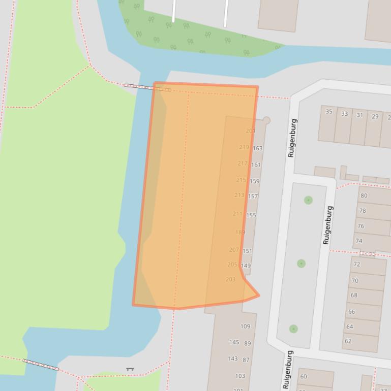 Kaart van postcodegebied 2804VS.