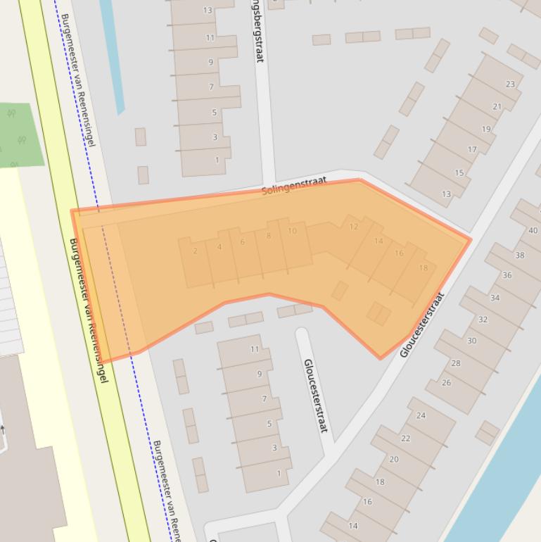 Kaart van postcodegebied 2804XT.