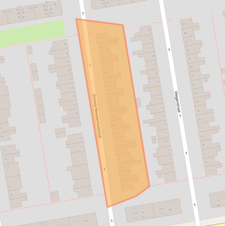 Kaart van postcodegebied 2805GE.