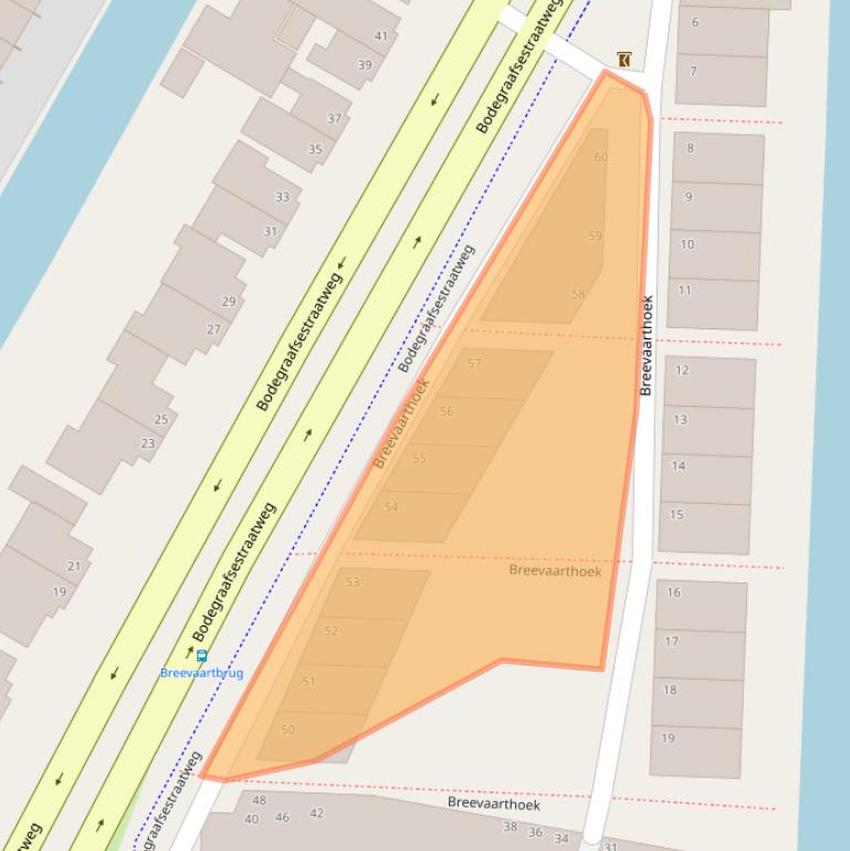 Kaart van postcodegebied 2805HK.