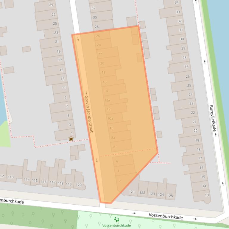 Kaart van postcodegebied 2805PN.
