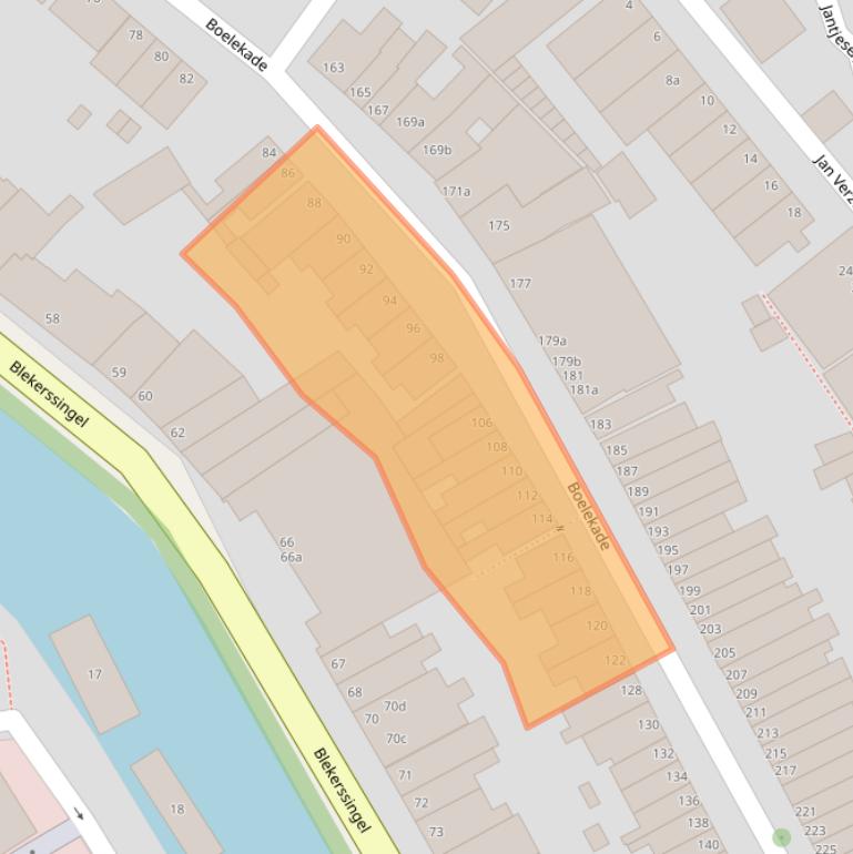 Kaart van postcodegebied 2806AM.