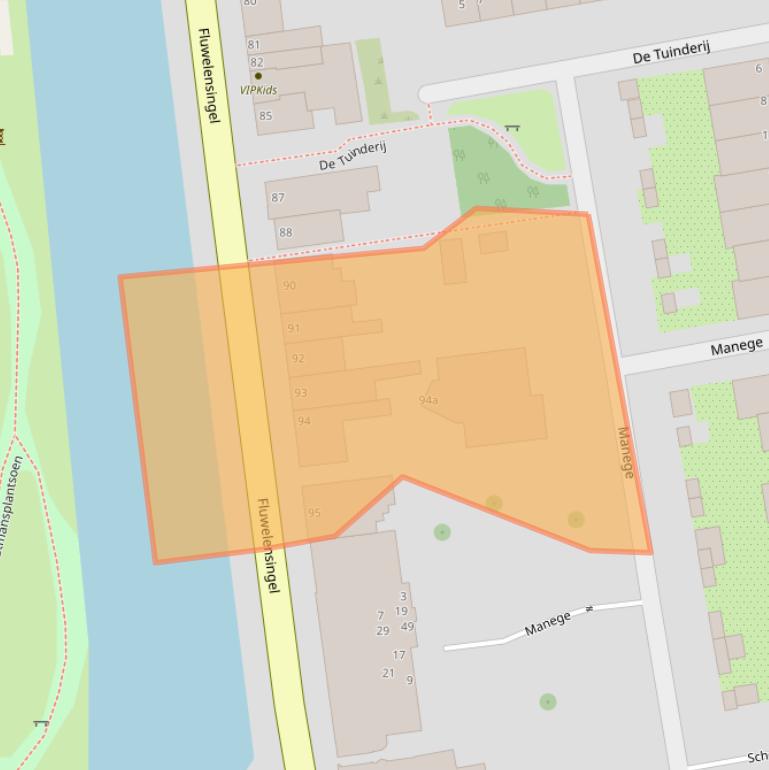 Kaart van postcodegebied 2806CG.