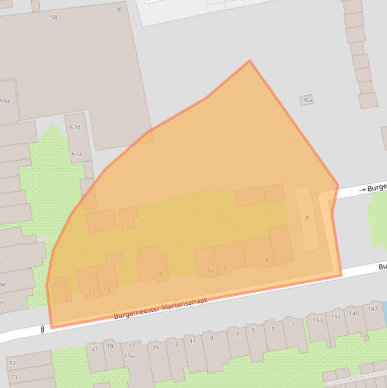 Kaart van postcodegebied 2806CK.