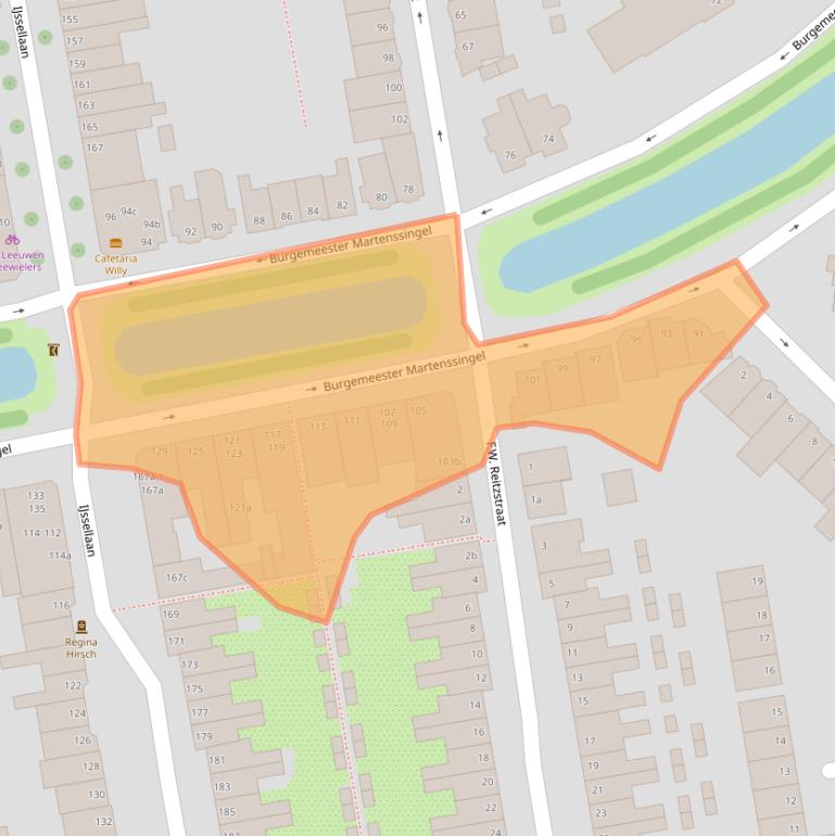 Kaart van postcodegebied 2806CS.