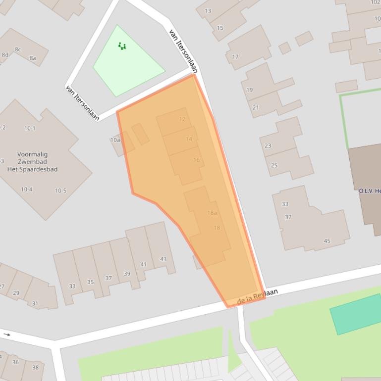 Kaart van postcodegebied 2806DH.