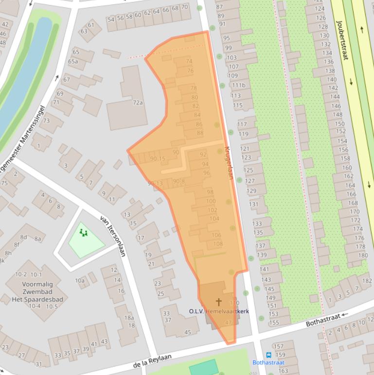 Kaart van postcodegebied 2806EL.