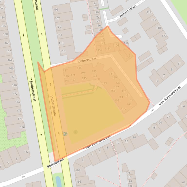 Kaart van postcodegebied 2806GC.