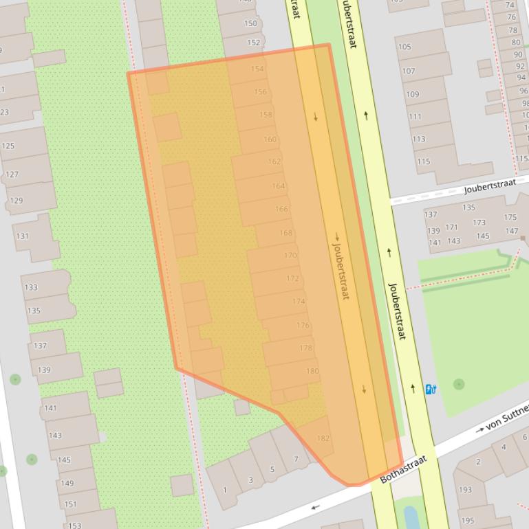 Kaart van postcodegebied 2806GK.