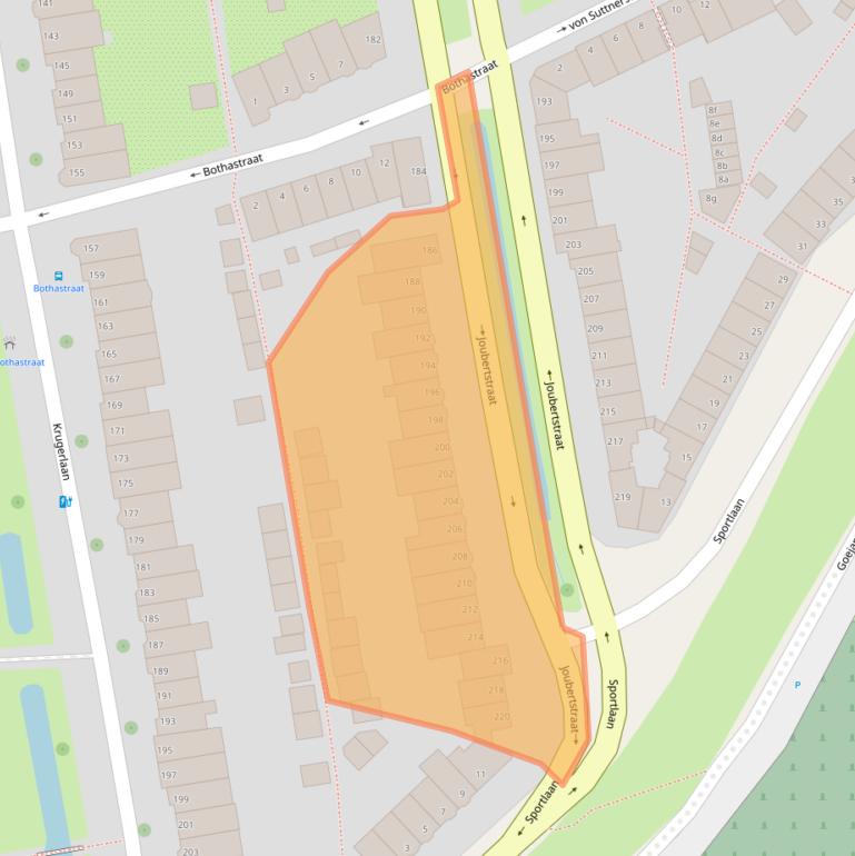 Kaart van postcodegebied 2806GL.