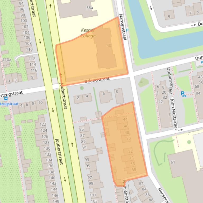 Kaart van postcodegebied 2806HM.