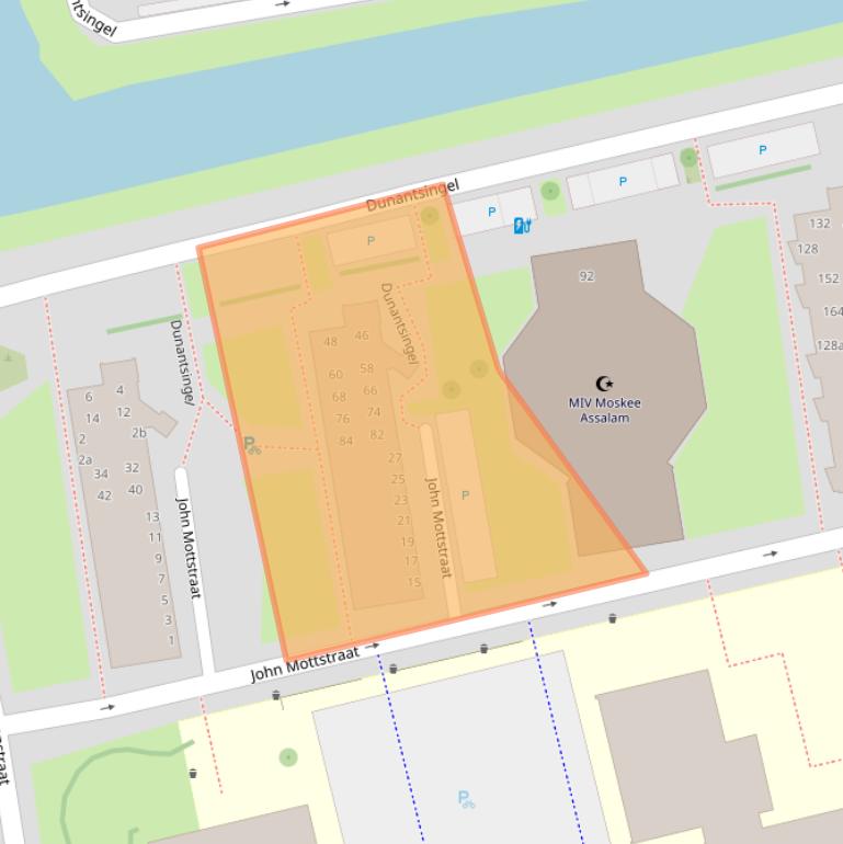 Kaart van postcodegebied 2806JC.