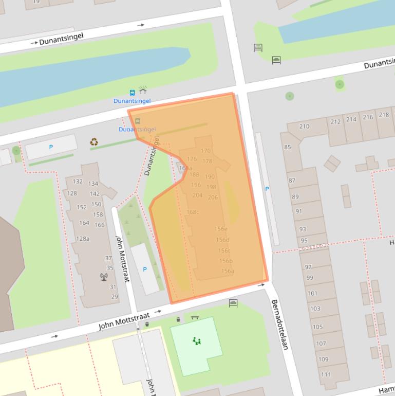 Kaart van postcodegebied 2806JG.