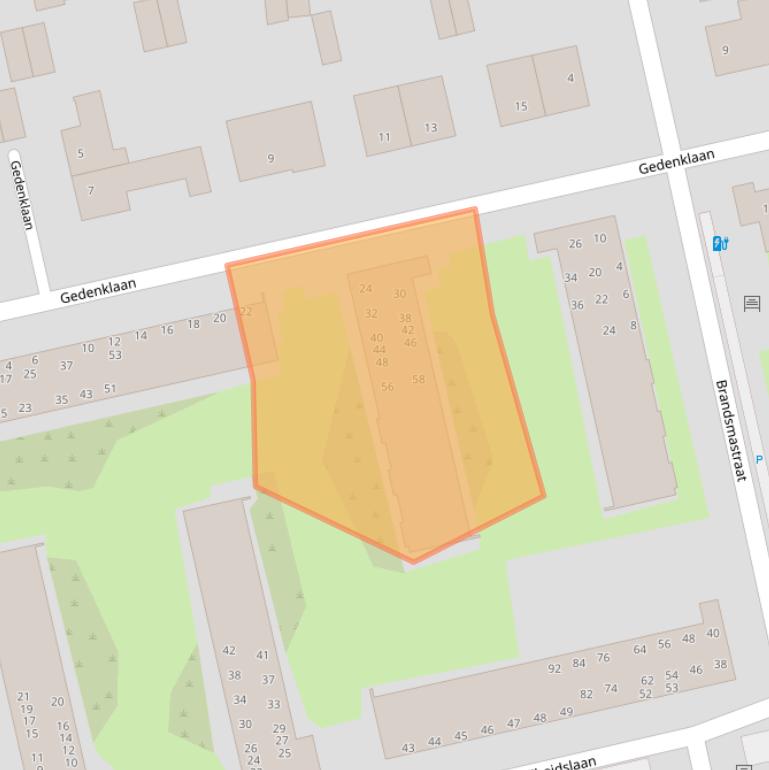 Kaart van postcodegebied 2806KL.