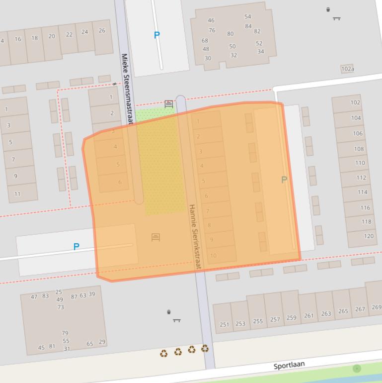 Kaart van postcodegebied 2806ME.