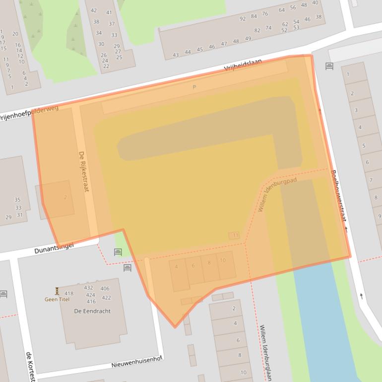 Kaart van postcodegebied 2806MJ.