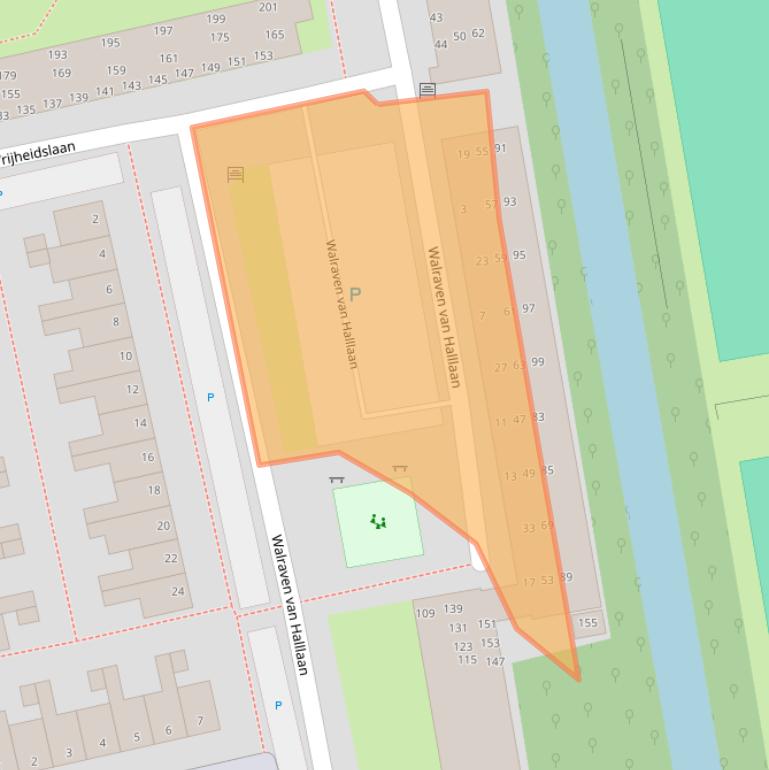 Kaart van postcodegebied 2806NE.
