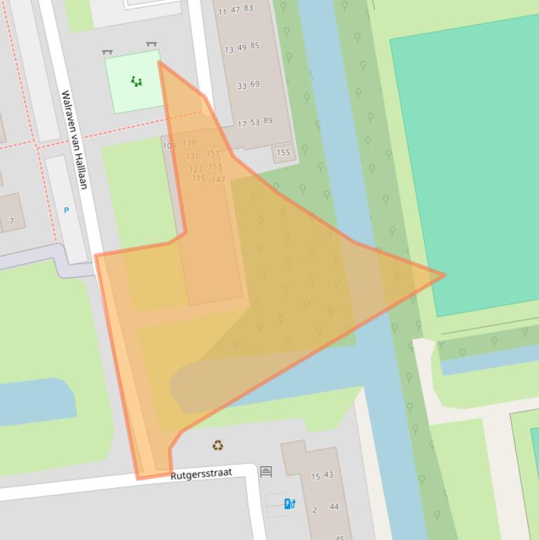 Kaart van postcodegebied 2806NH.