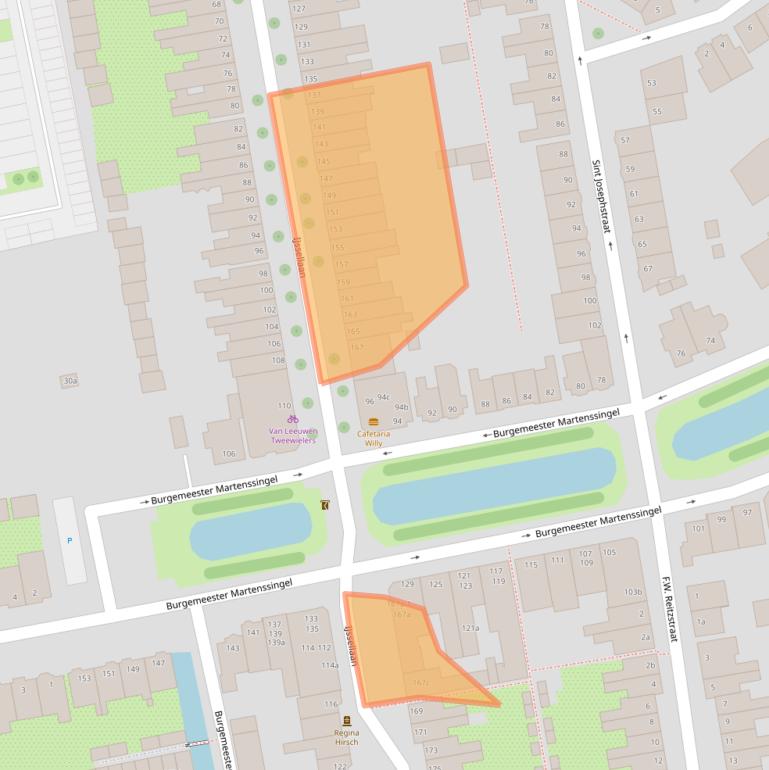 Kaart van postcodegebied 2806TG.