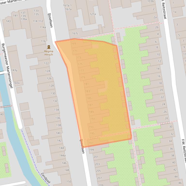Kaart van postcodegebied 2806TH.