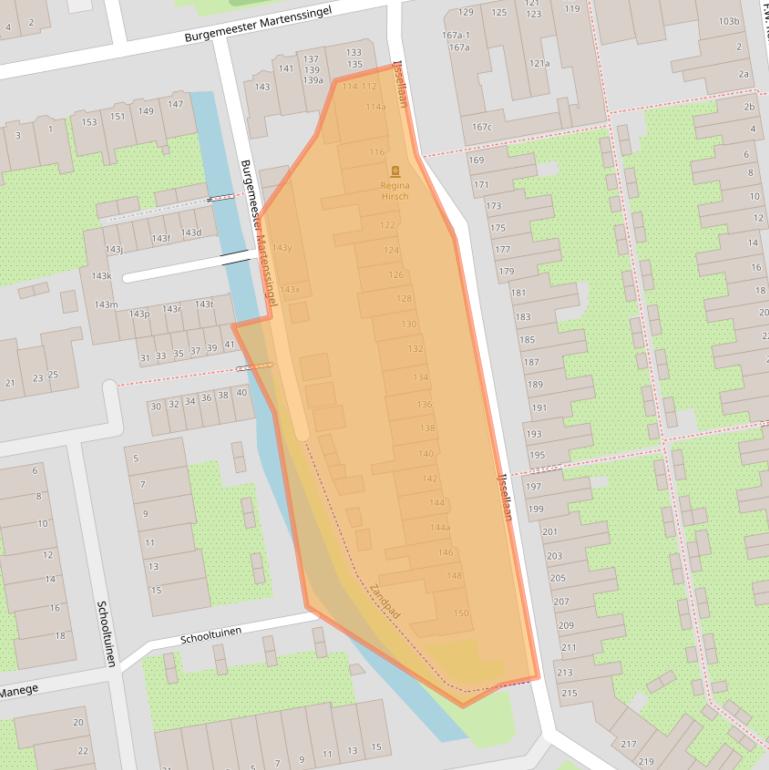 Kaart van postcodegebied 2806TN.