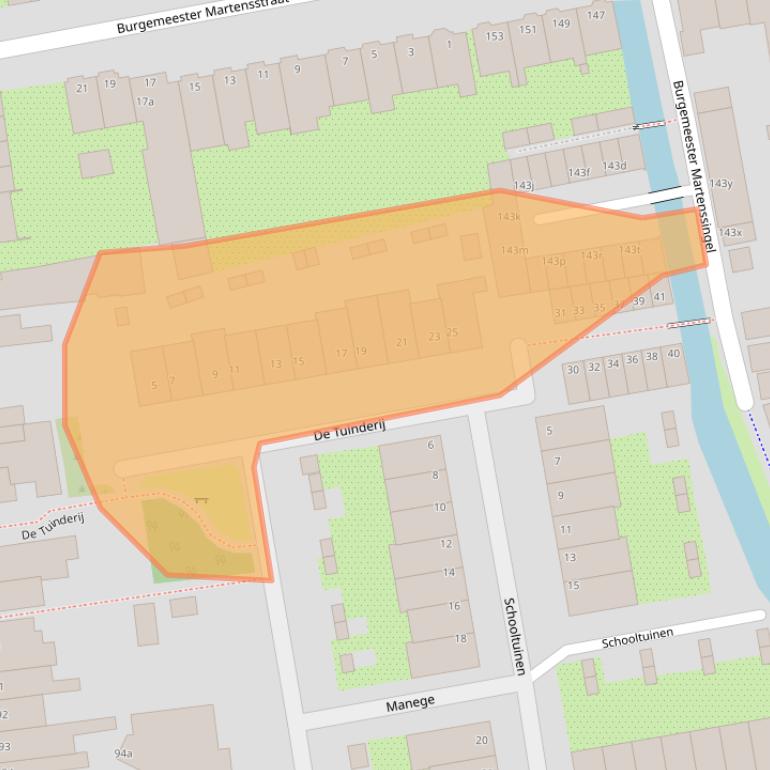 Kaart van postcodegebied 2806VT.