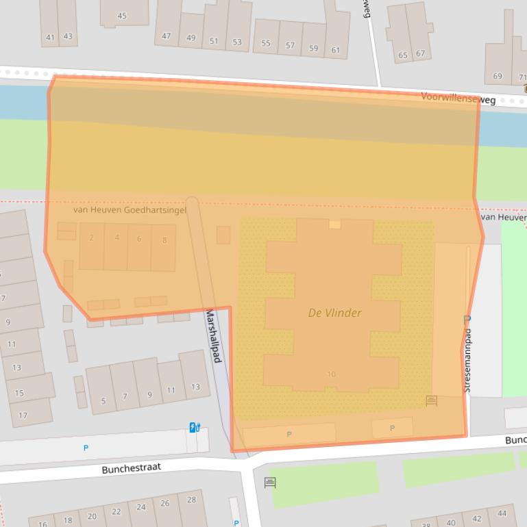 Kaart van postcodegebied 2806ZL.
