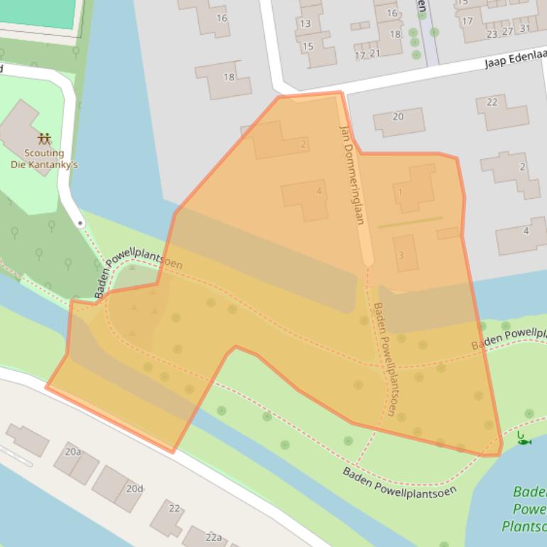 Kaart van postcodegebied 2807BT.