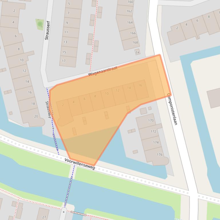 Kaart van postcodegebied 2807HV.