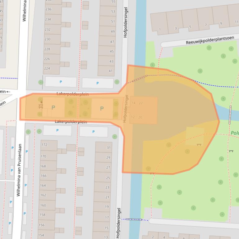 Kaart van postcodegebied 2807LV.