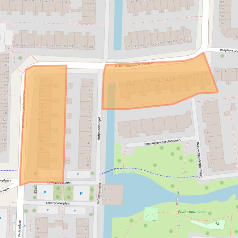 Kaart van postcodegebied 2807MC.
