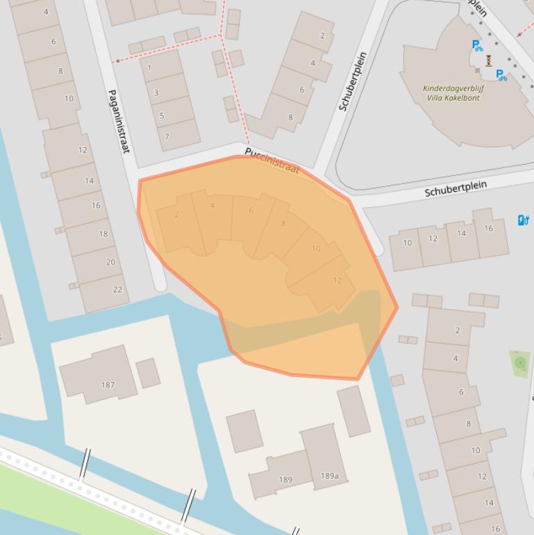 Kaart van postcodegebied 2807SK.