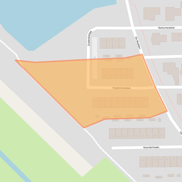 Kaart van postcodegebied 2809SN.