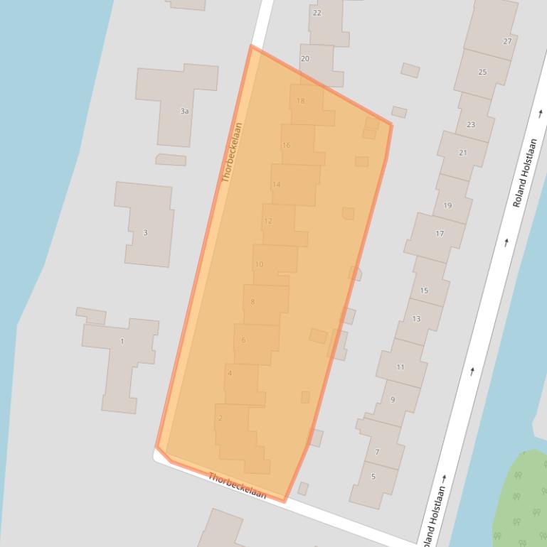 Kaart van postcodegebied 2811CD.