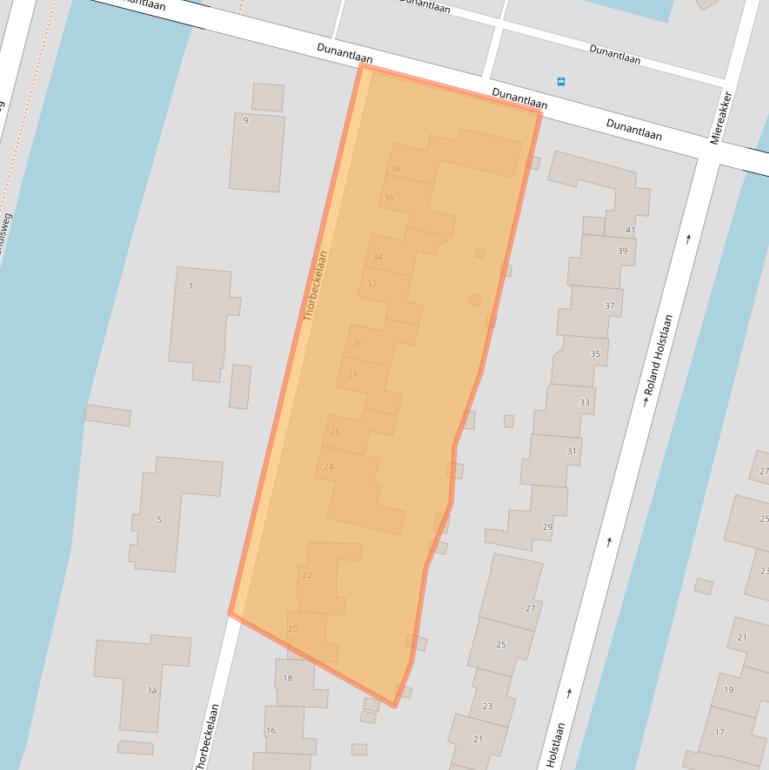 Kaart van postcodegebied 2811CE.