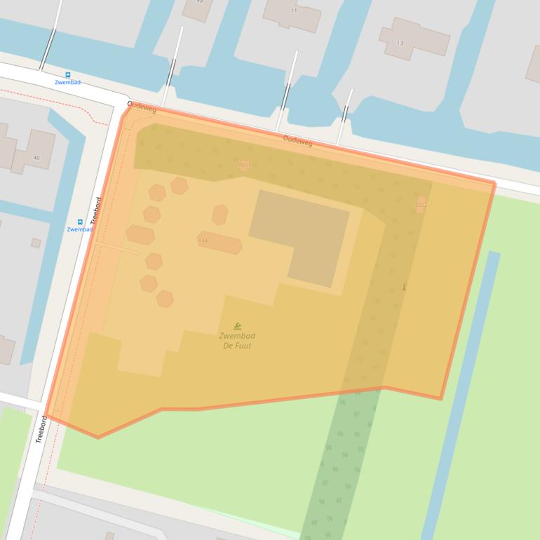 Kaart van postcodegebied 2811EK.