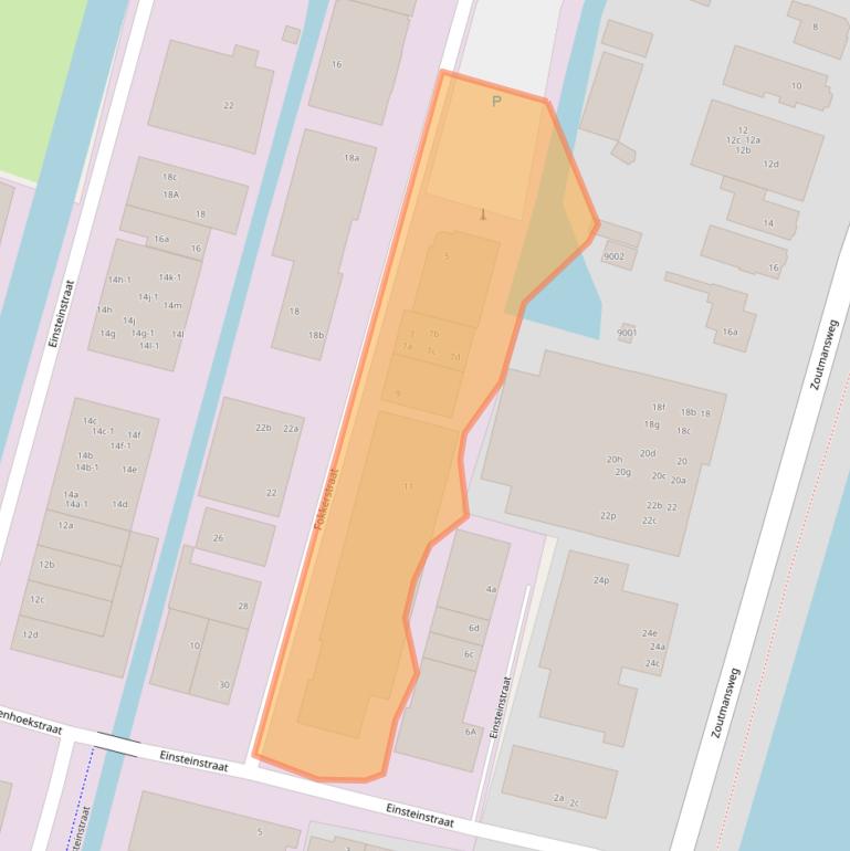 Kaart van postcodegebied 2811EN.