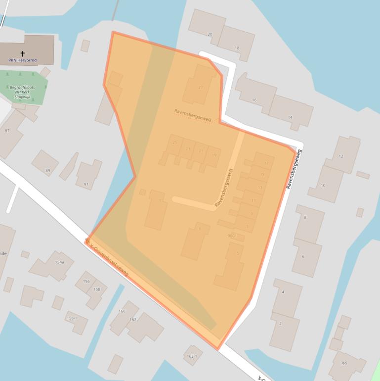 Kaart van postcodegebied 2811GL.