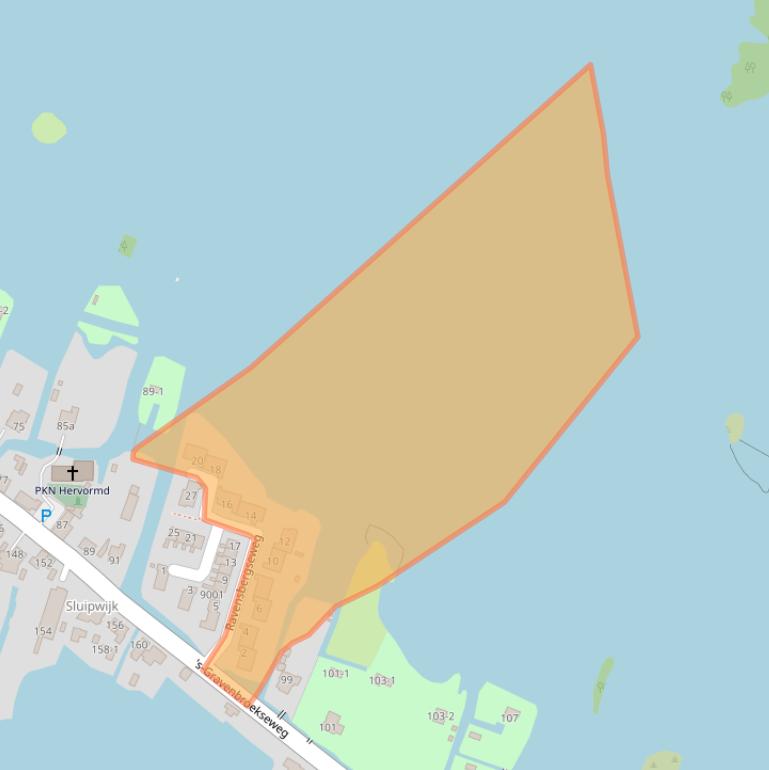 Kaart van postcodegebied 2811GM.