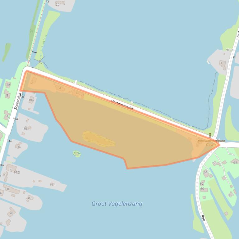 Kaart van postcodegebied 2811HC.