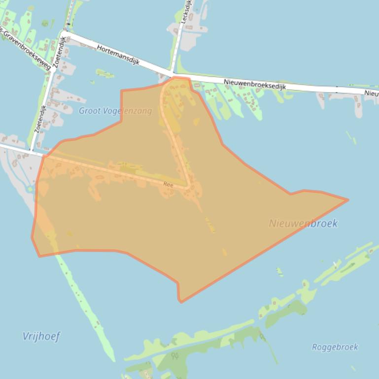 Kaart van postcodegebied 2811HG.